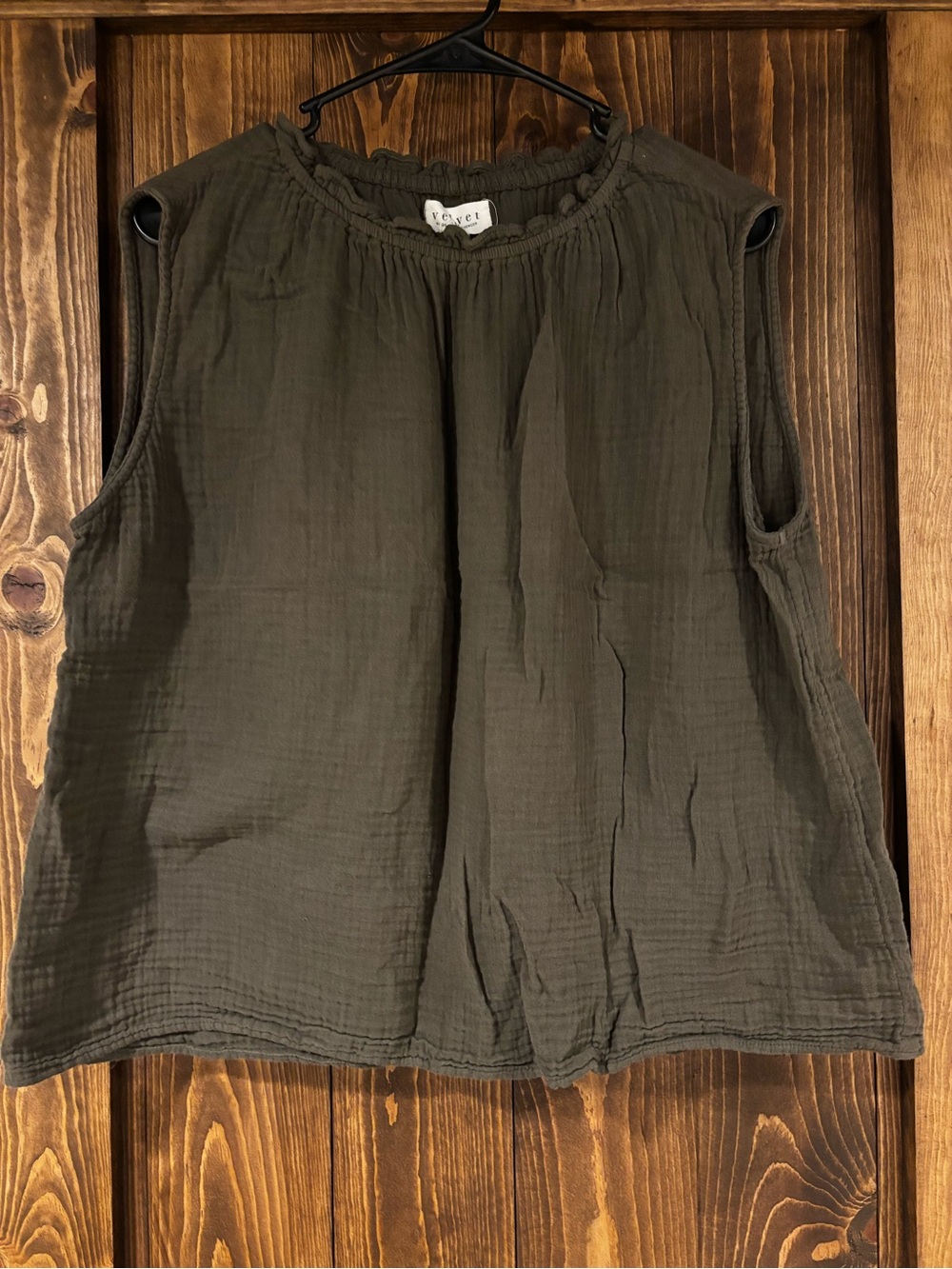 Velvet by Spencer & Graham Gauze Cotton Tank XL